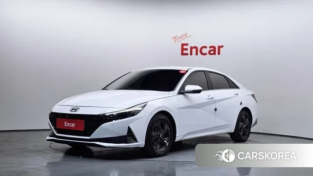 Hyundai Avante (CN7) 2022 Белый из Кореи