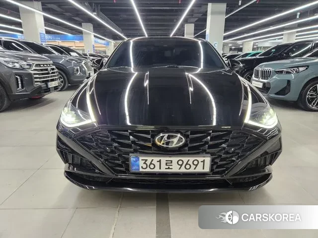 Hyundai Sonata (DN8) 2022 Черный из Кореи