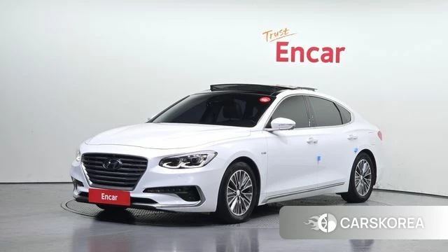 Hyundai Grandeur IG Hybrid 2018 Белый из Кореи