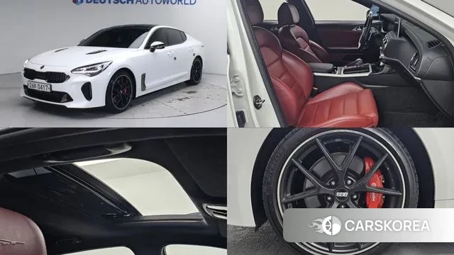 Kia Stinger 2019 Белый из Кореи