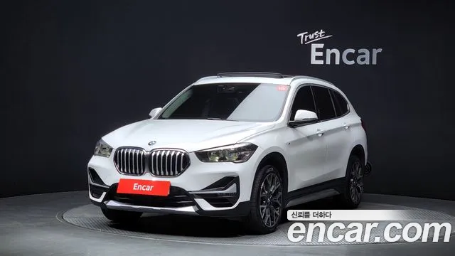 BMW X1 (F48) 2022 Белый из Кореи