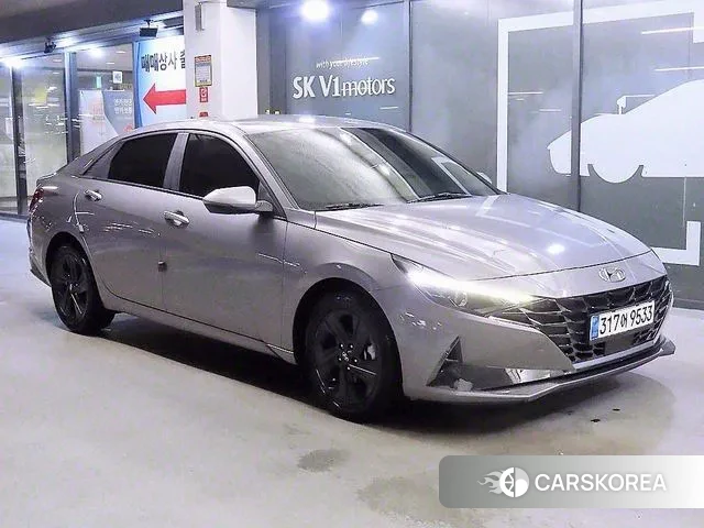 Hyundai Avante Hybrid (CN7) 2021 Серый из Кореи