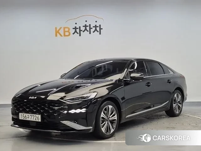 Kia K8 Hybrid 2021 Черный из Кореи