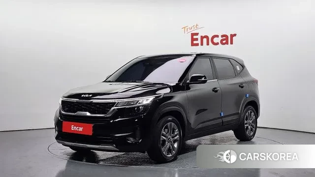 Kia Seltos 2021 Черный из Кореи