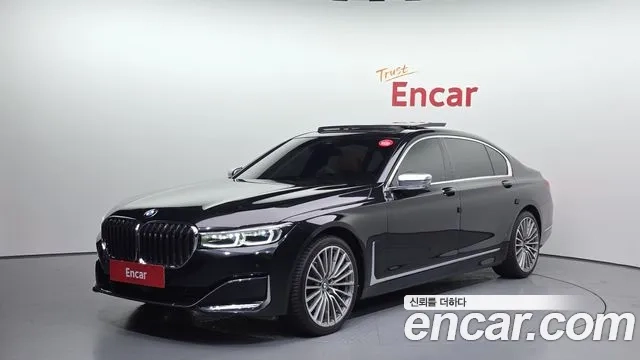 BMW 7 Series (G11) 2022 Черный из Кореи