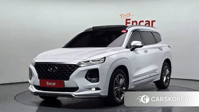 Hyundai Santa Fe TM 2019 Белый из Кореи