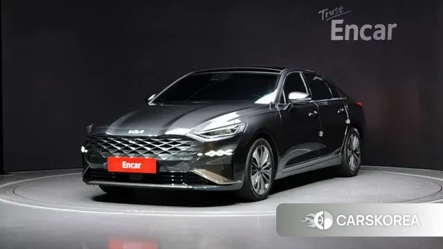 Kia K8 Hybrid 2021 Серый из Кореи
