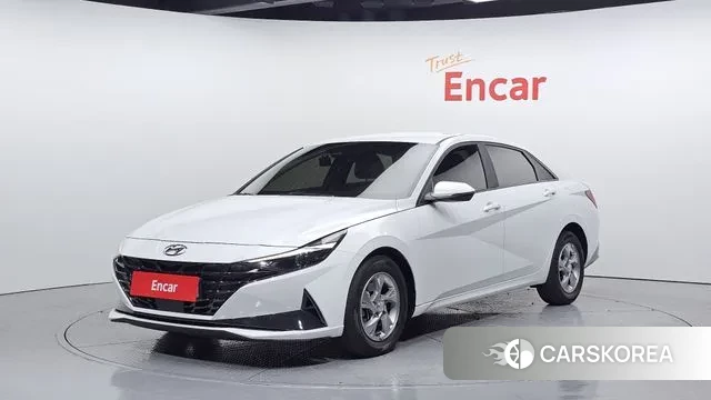 Hyundai Avante (CN7) 2020 Белый из Кореи