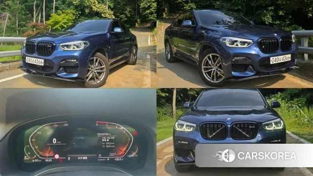 BMW X4 (G02) 2020 Синий из Кореи
