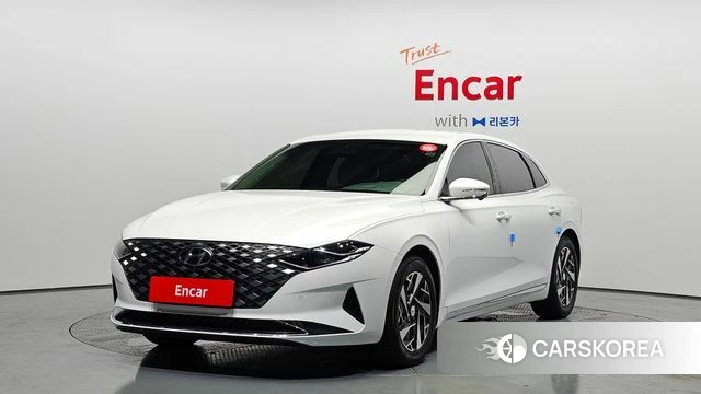 Hyundai The New Grandeur IG Hybrid 2021 Белый из Кореи