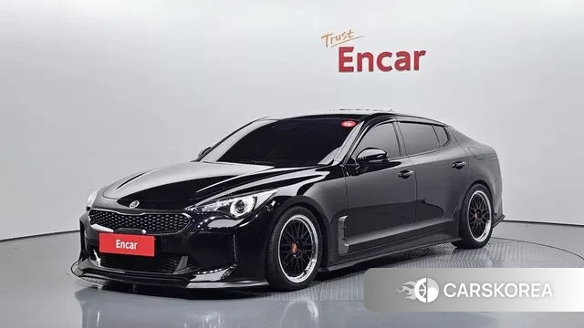 Kia Stinger 2018 Черный из Кореи