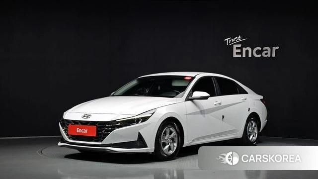 Hyundai Avante (CN7) 2020 Белый из Кореи