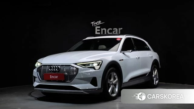 Audi e-Tron 2022 Белый из Кореи