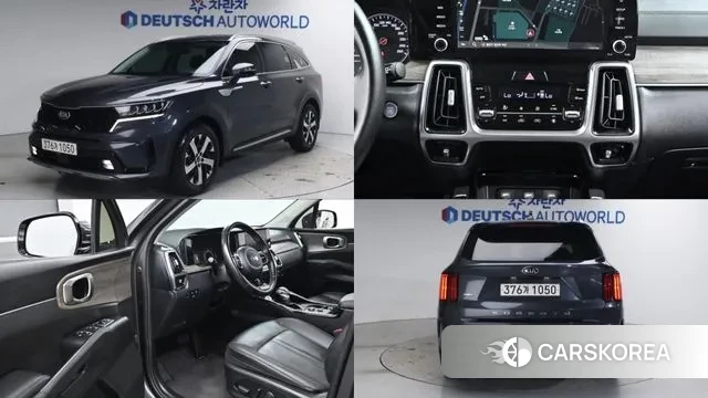 Kia Sorento 4th Generation 2021 Серый из Кореи