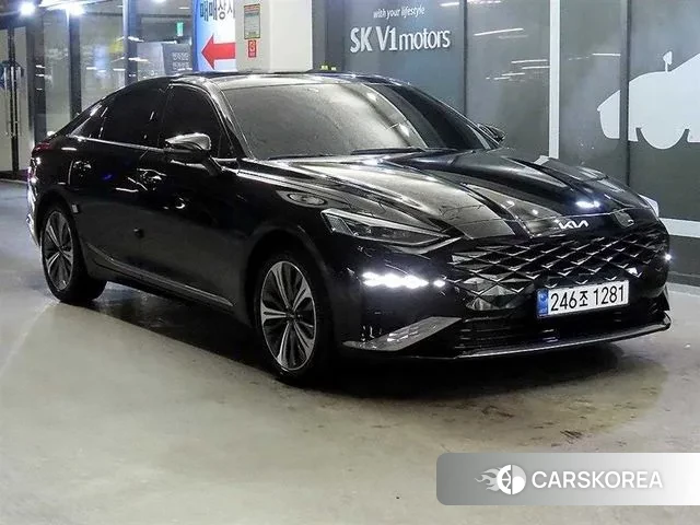 Kia K8 Hybrid 2024 Черный из Кореи