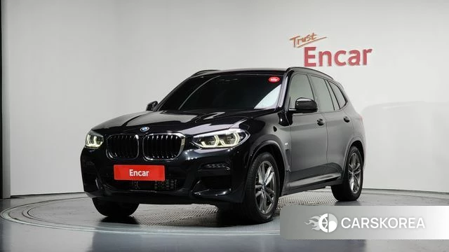 BMW X3 (G01) 2021 Черный из Кореи