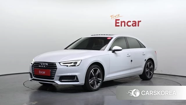 Audi A4 (B9) 2019 Белый из Кореи
