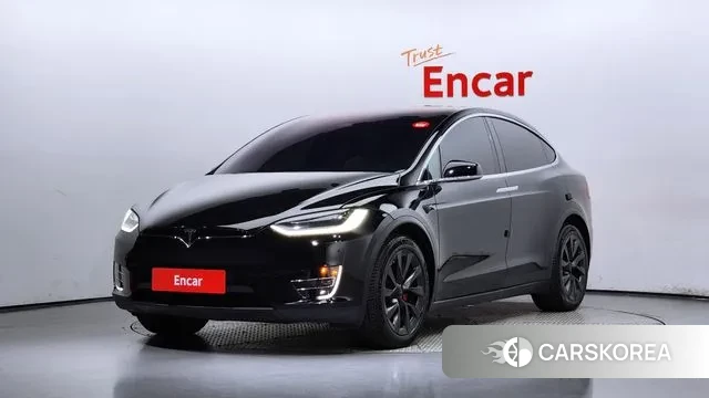 Tesla Model X 2020 Черный из Кореи
