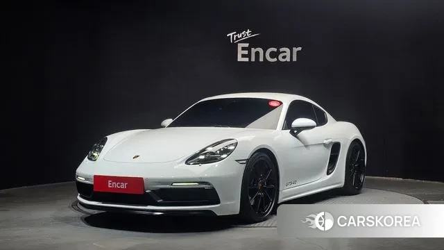 Porsche 718 Cayman 2021 Белый из Кореи
