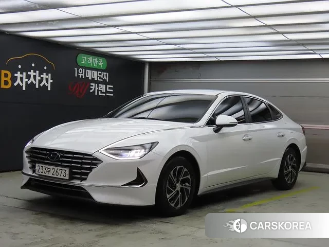 Hyundai Sonata Hybrid (DN8) 2021 Белый из Кореи