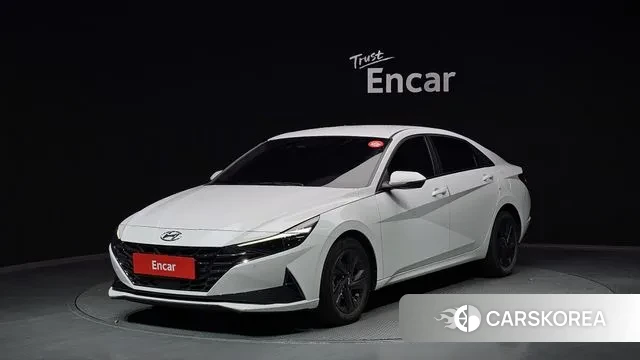 Hyundai Avante (CN7) 2022 Белый из Кореи