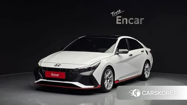 Hyundai Avante (CN7) 2021 Белый из Кореи