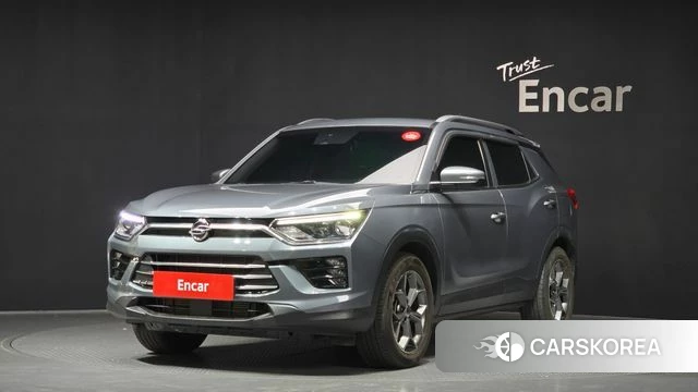 Ssangyong Beautiful Korando 2020 Серебристо-серый из Кореи