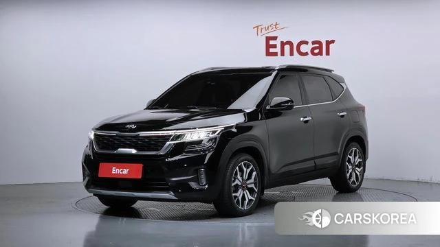 Kia Seltos 2019 Черный из Кореи