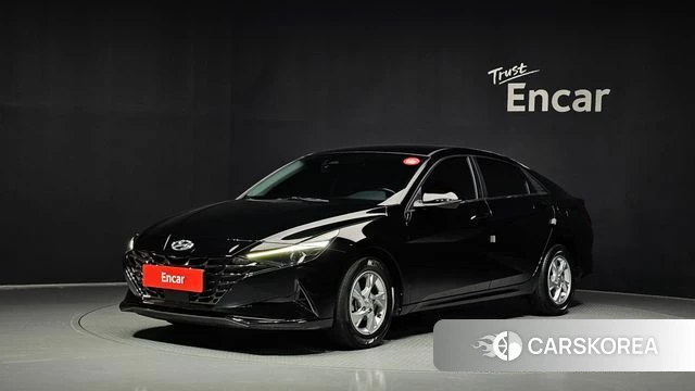 Hyundai Avante (CN7) 2021 Черный из Кореи
