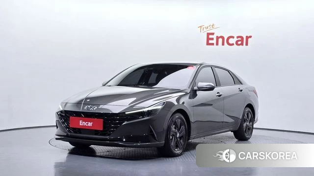 Hyundai Avante Hybrid (CN7) 2021 Серый из Кореи