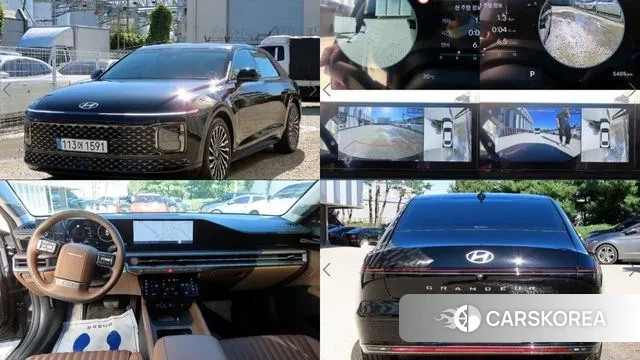 Hyundai Grandeur (GN7) 2025 Черный из Кореи