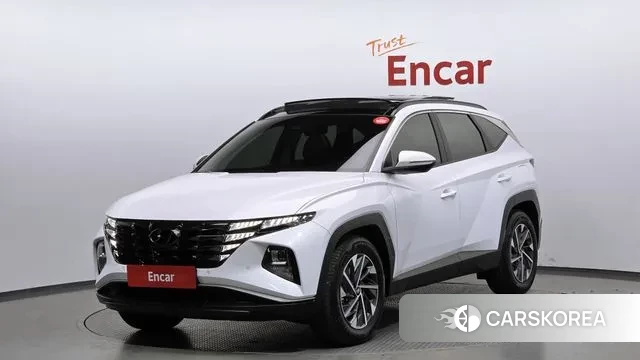 Hyundai Tucson (NX4) 2021 Белый из Кореи