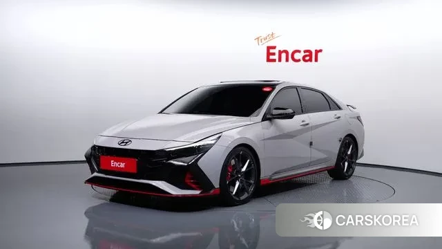 Hyundai Avante (CN7) 2022 Серебристо-серый из Кореи