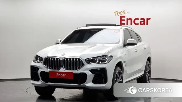 BMW X6 (G06) 2022 Белый из Кореи