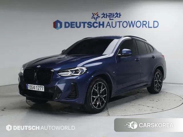 BMW X4 (G02) 2023 Синий из Кореи