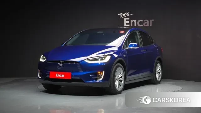 Tesla Model X 2020 Синий из Кореи