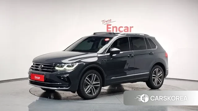 Volkswagen Tiguan second Generation 2023 Черный из Кореи