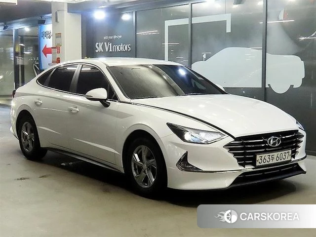 Hyundai Sonata (DN8) 2020 Белый из Кореи