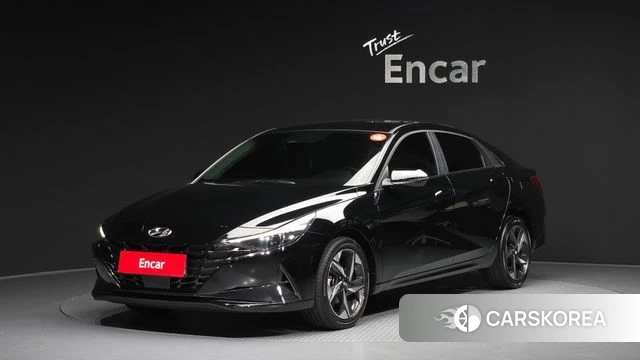 Hyundai Avante (CN7) 2021 Черный из Кореи