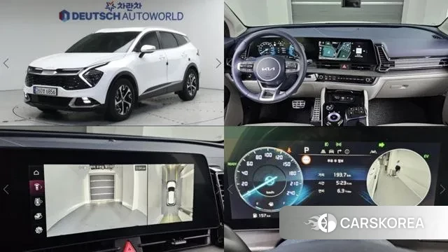 Kia Sportage 5th Generation Hybrid 2024 Белый из Кореи