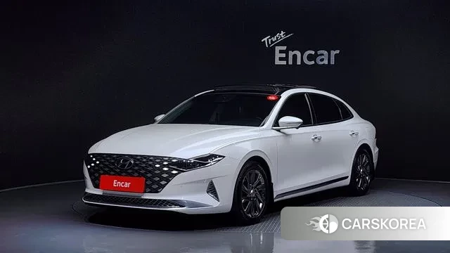 Hyundai The New Grandeur IG Hybrid 2020 Белый из Кореи