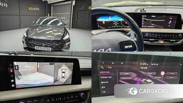 Kia K8 2022 Серый из Кореи