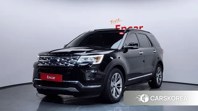 Ford Explorer 2018 Черный из Кореи