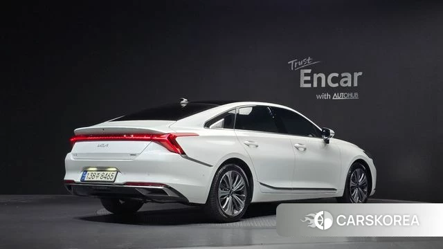Kia K8 Hybrid 2024 Белый из Кореи