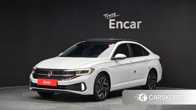 Volkswagen 7th Generation of Jetta 2022 Белый из Кореи