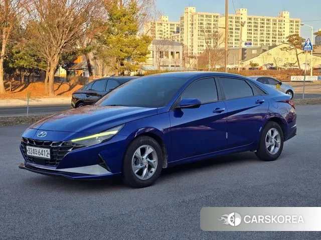 Hyundai Avante (CN7) 2020 Синий из Кореи