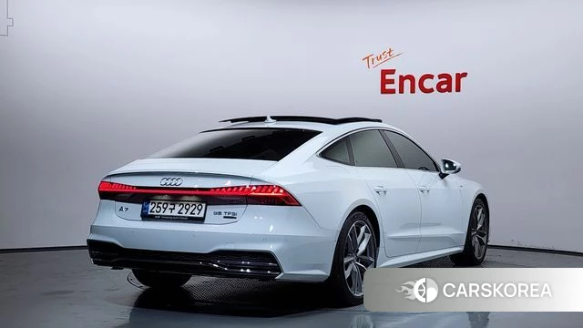 Audi A7 (4K) 2020 Белый из Кореи
