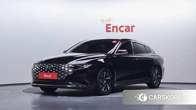 Hyundai The New Grandeur IG Hybrid 2021 Черный из Кореи