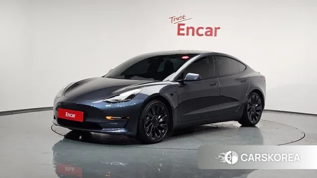 Tesla Model 3 2021 Серый из Кореи