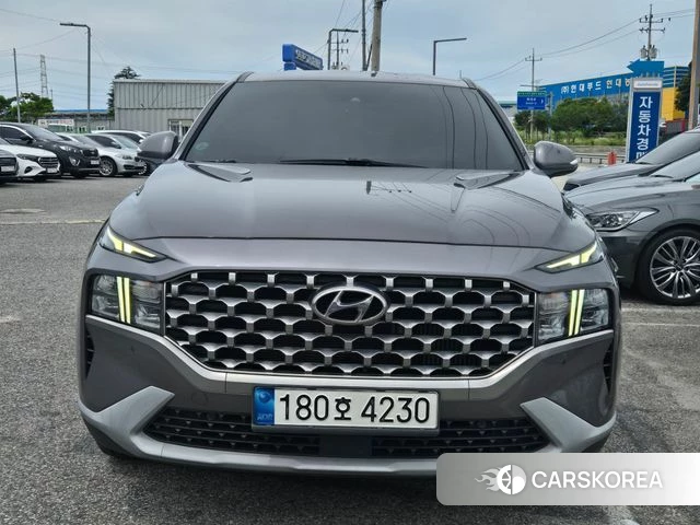 Hyundai The New Santa Fe 2022 Серый из Кореи